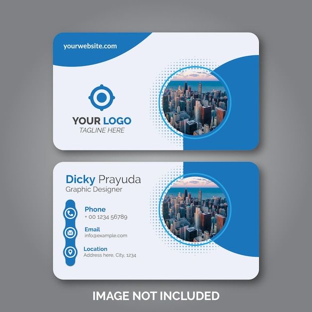 Set of modern business card design template _ Premium Vector